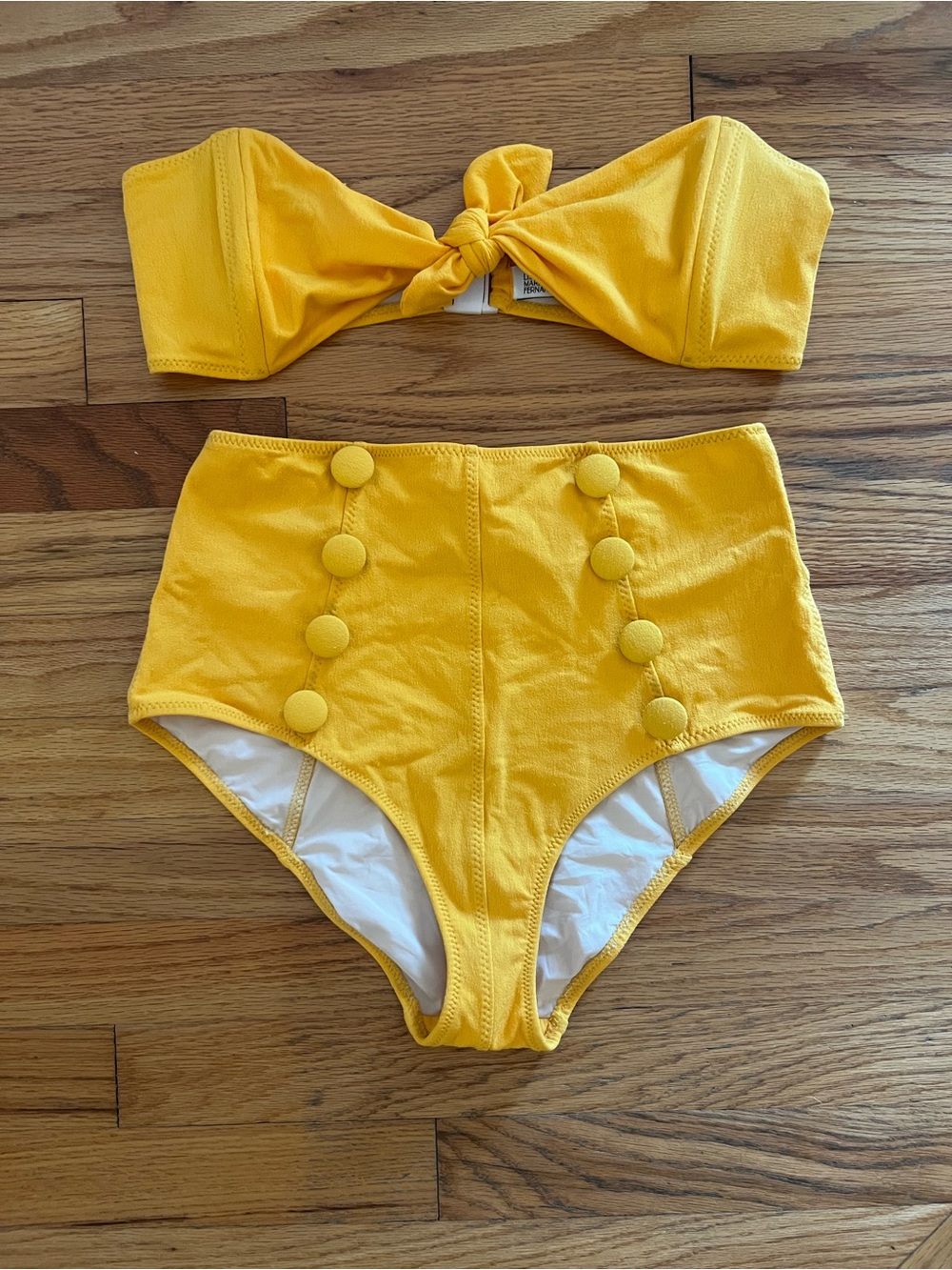 Lisa Marie Fernandez High-waist ‘Poppy’ Bikini